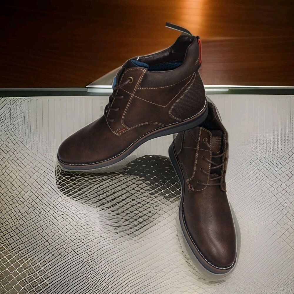 (BRAND NEW) Nunn Bush Circuit DC Plain Toe Men's Boot Size 7.5 - Brown